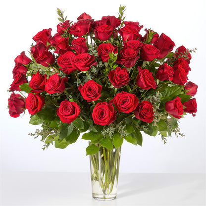 Forever Yours Fifty Stem Red Rose Bouquet –  Blossom Shop, Conroe TX