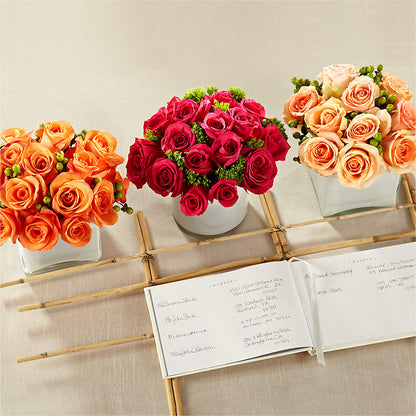 Dawn Rose Centerpiece –  Blossom Shop, Conroe TX