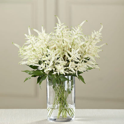 White Astilbe Bouquet –  Blossom Shop, Conroe TX