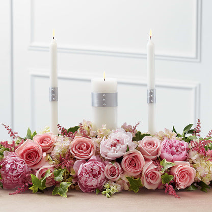 Worldwide Romance Unity Candle Arrangement –  Blossom Shop, Conroe TX